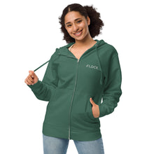 Load image into Gallery viewer, Unisex fleece zip up hoodie